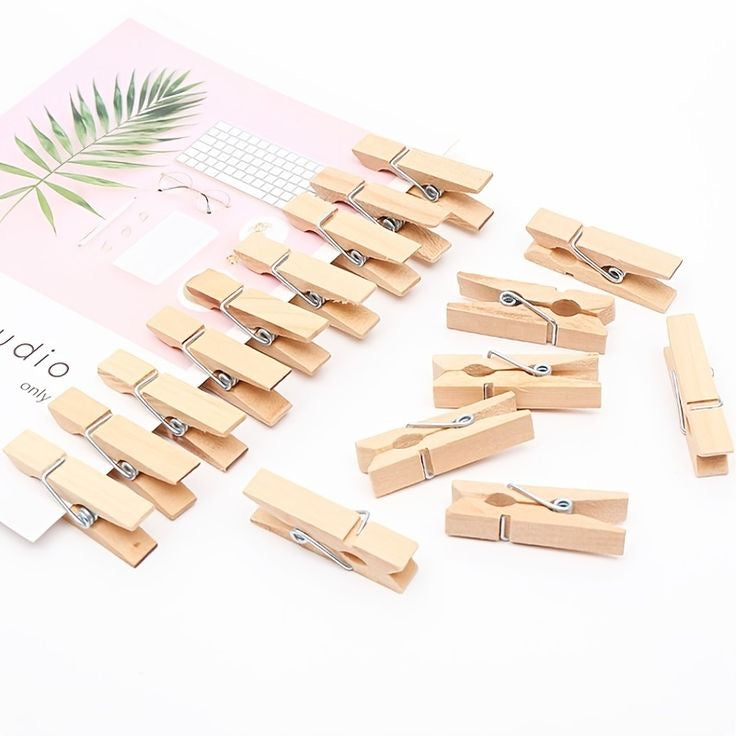 Plain Wooden Clips – Luxury Deco