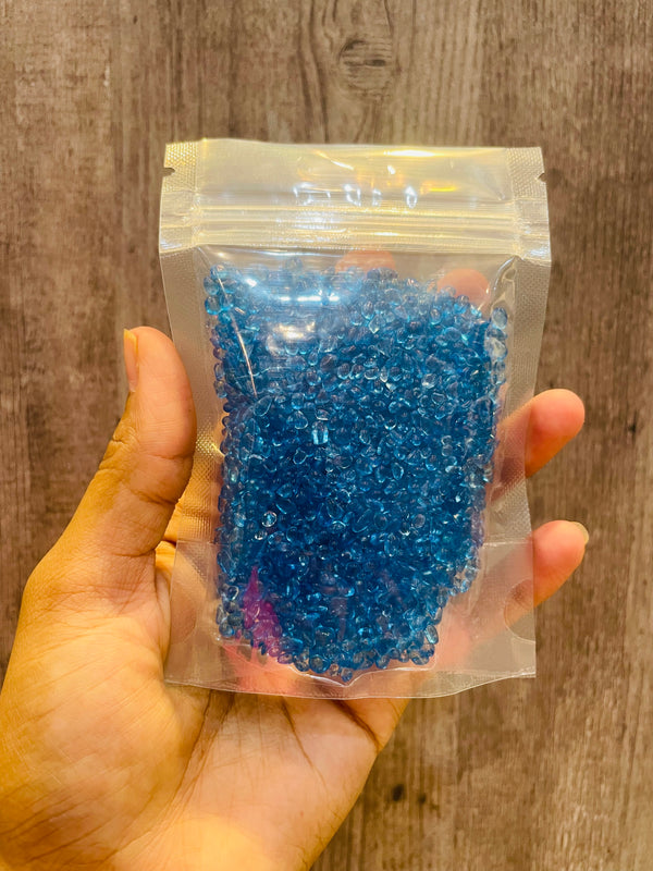 Premium Glass Stones : Blue