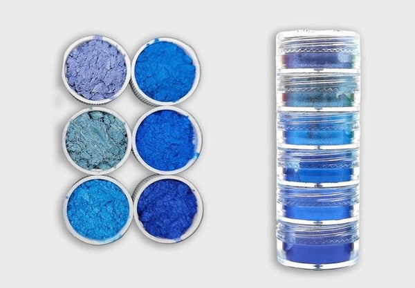 Pearl Mica Powder Kit : Blue Edition