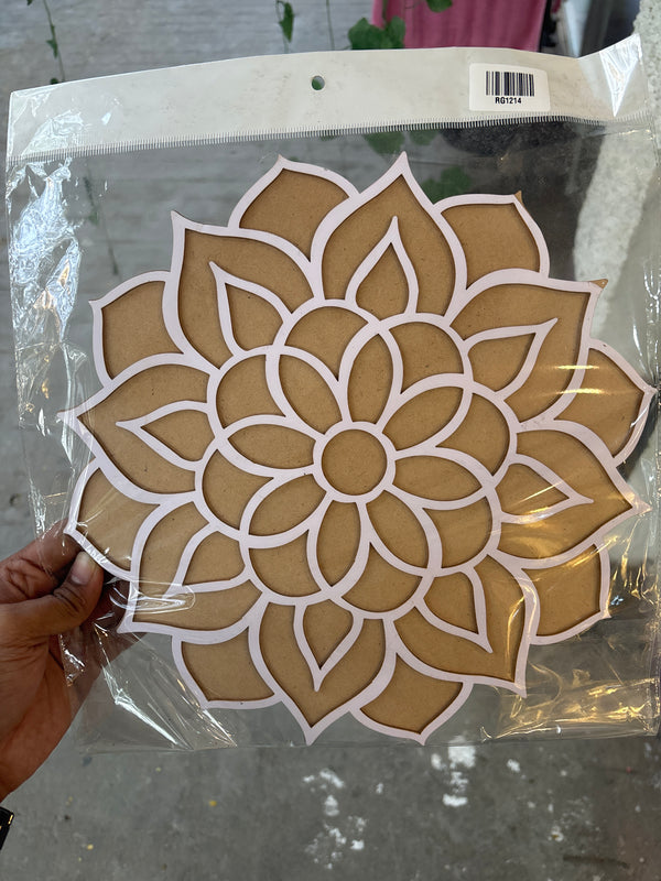 Rangoli Cutout with MDF Base : LD04