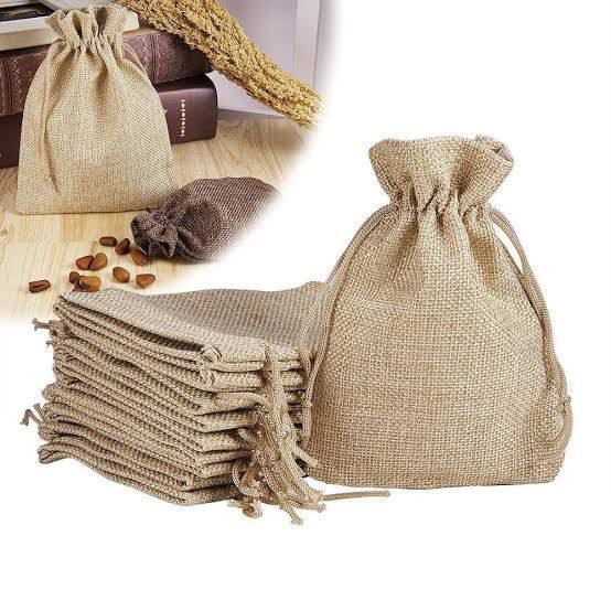 Jute Potli 7x9 Inch [Pack of 10]