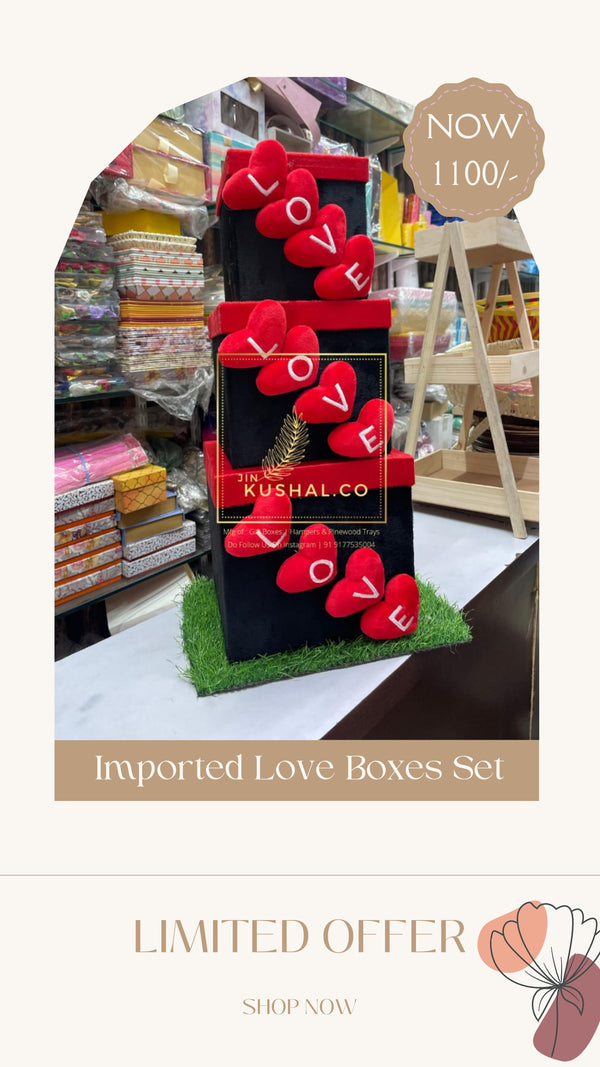 Imported LOVE boxes Set