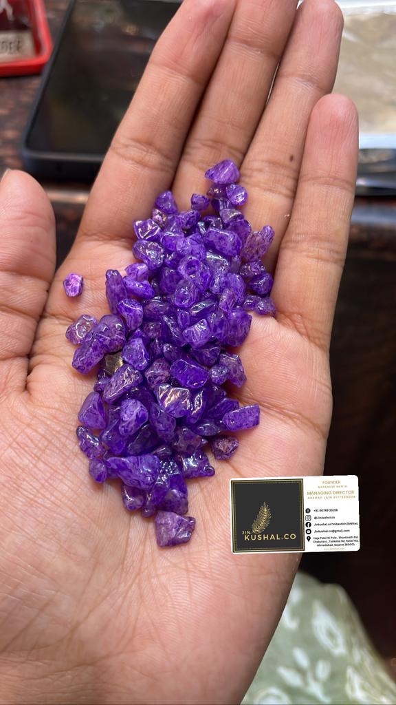 Exclusive Resin Stones - Purple [Apx.150 gm]