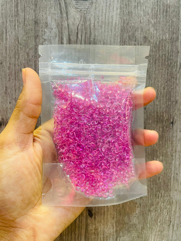 Premium Glass Stones : Light Pink