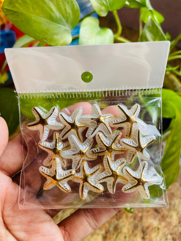Miniature Starfish : Pearl Gold