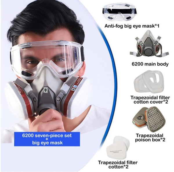 Respiratory Mask with goggles
