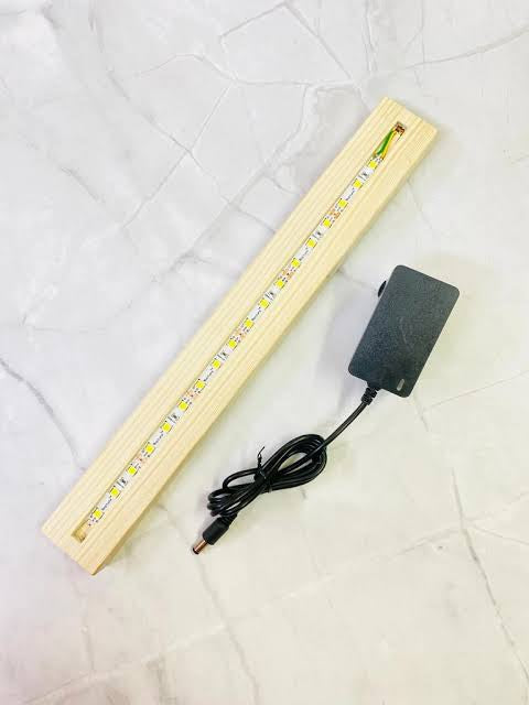 Wooden LED Stand : 18 Inch