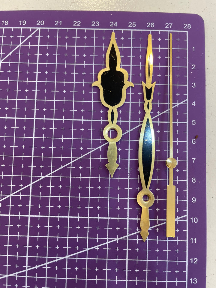 Clock Needles : Black and Gold – Luxury Deco