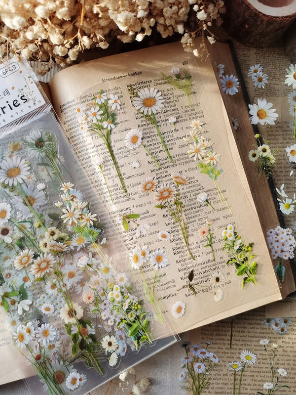 Flower Sticker : Sunflower 6 sheet