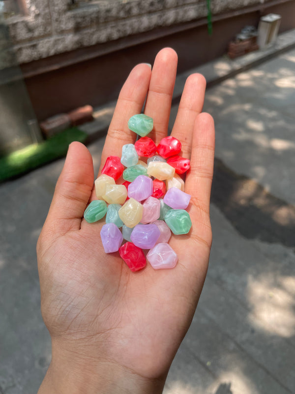 Premium Marble Multicoloured Beads