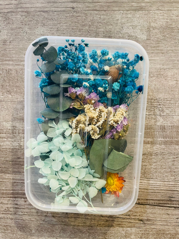 Dry Flower Box : Blue Mix