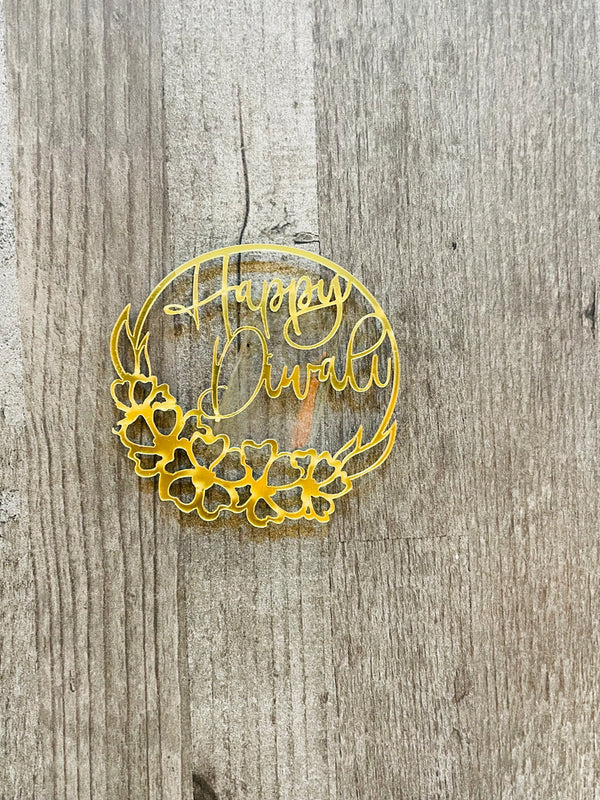 Happy Diwali Acrylic Cutout