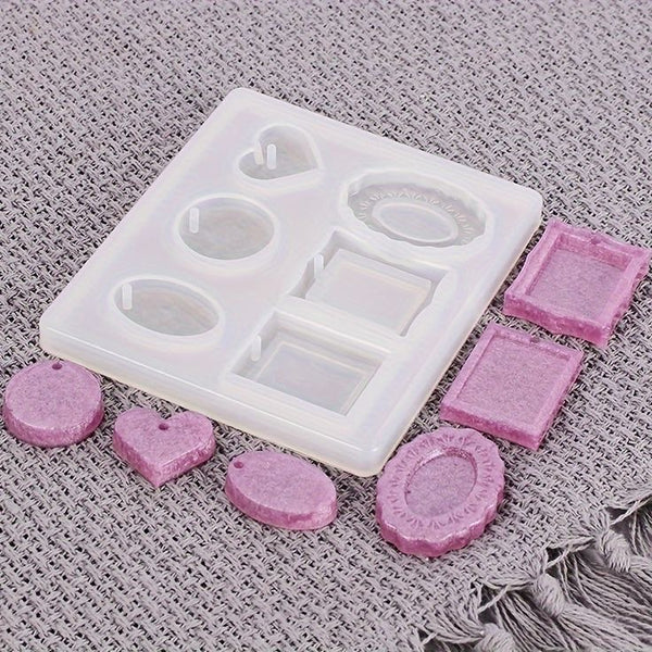 Mix Pattern Frame Keychain Mould