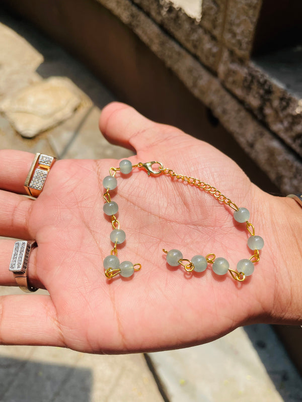 Rakhi/ Bracelet Chain : Aqua [Pack of 5]