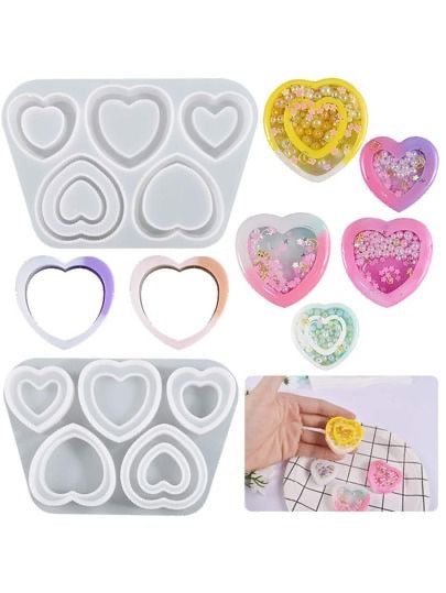 Heart Silicone Mould : Fancy