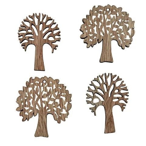 Mdf Tree Cutout [ Pack of 5 ]