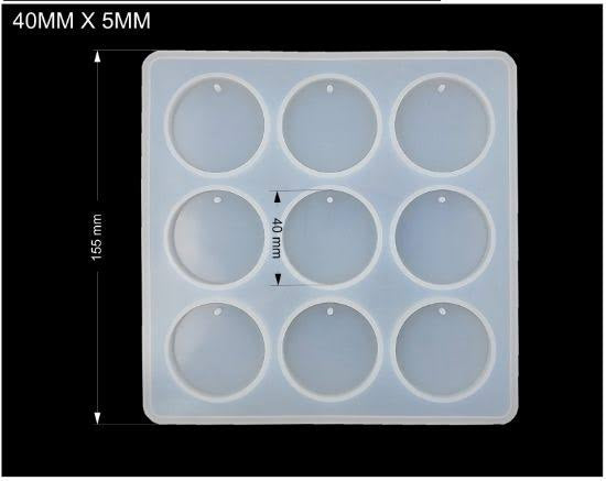 9 Cavity Round Mould