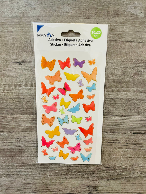 Resin Stickers : 3D Butterfly