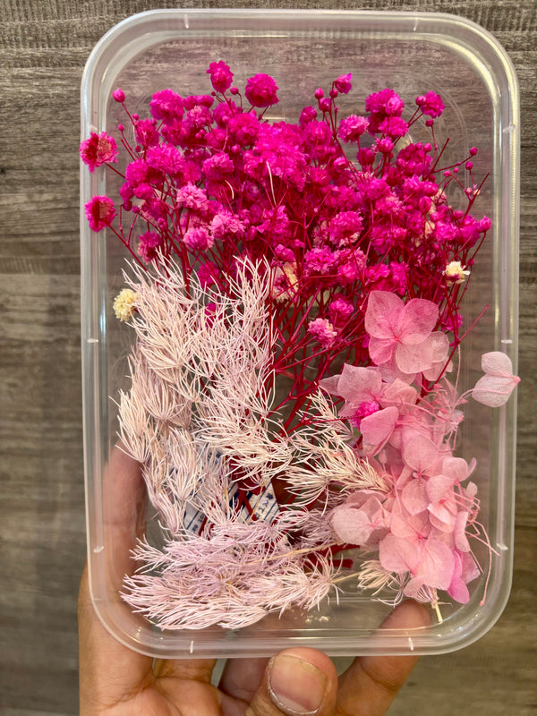 Dry Flower Box : Pink Blossom