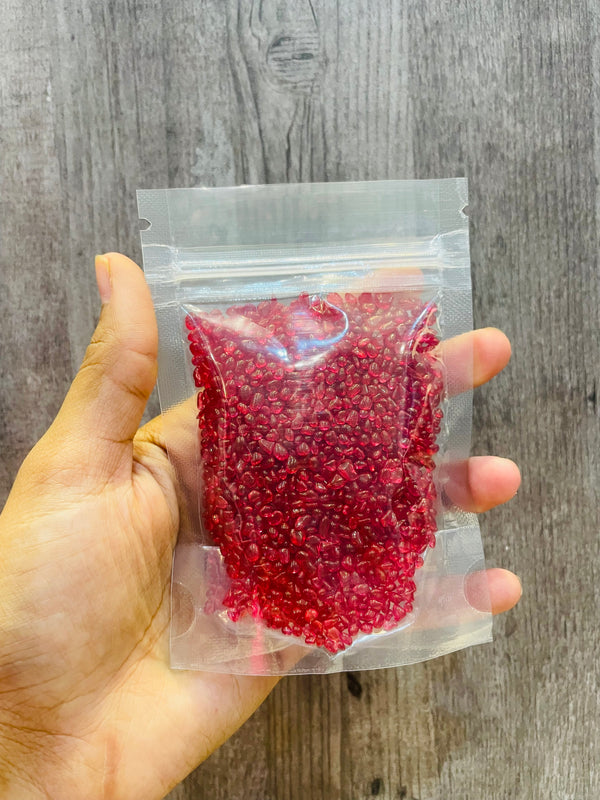 Premium Glass Stones : Red