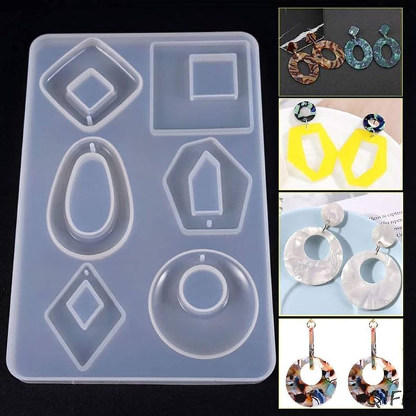 Earring Mould : 6 Pendant