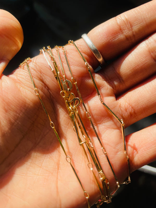 Italian Gold Jewellery Chain with hook