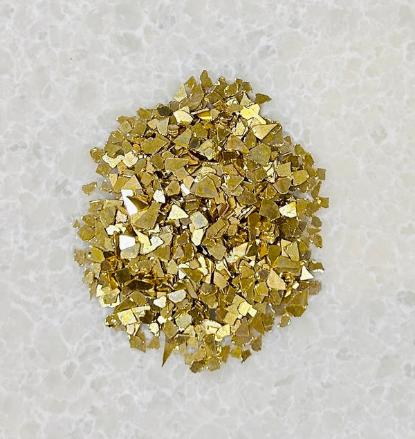 Glass Chips : Gold 250g