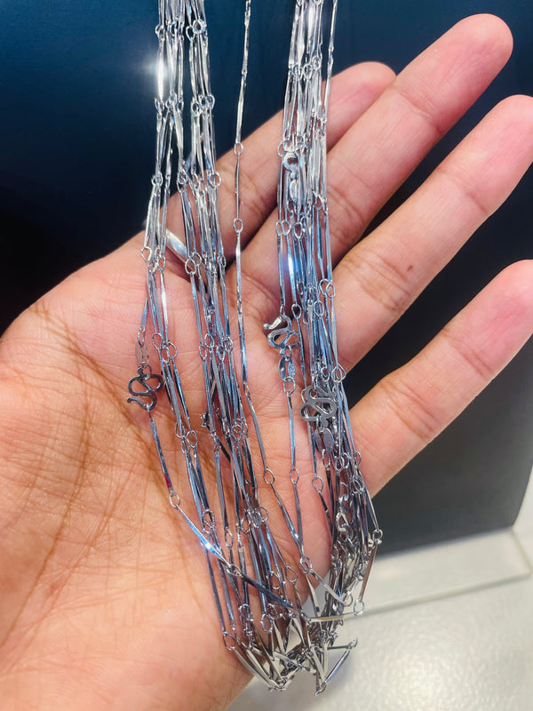 Italian Silver Jewellery Chain with hook