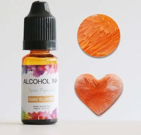 Alcohol Ink 10 ml : Orange Yellow