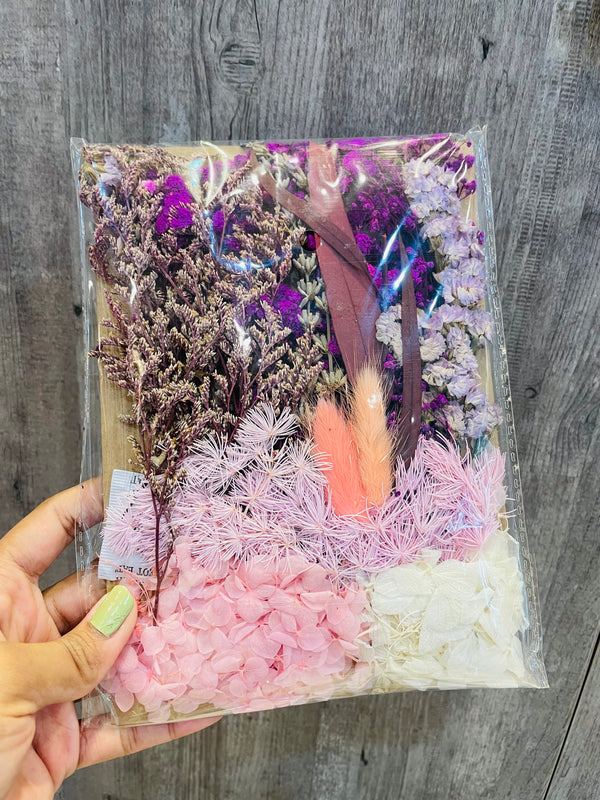 Premium Dry Flower Blossom : Violet