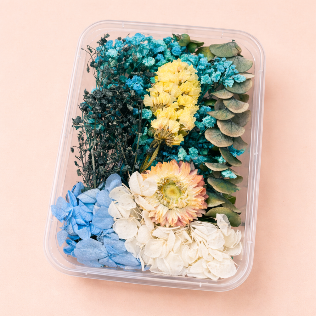 Dry Flower Box : Turquoise – Luxury Deco