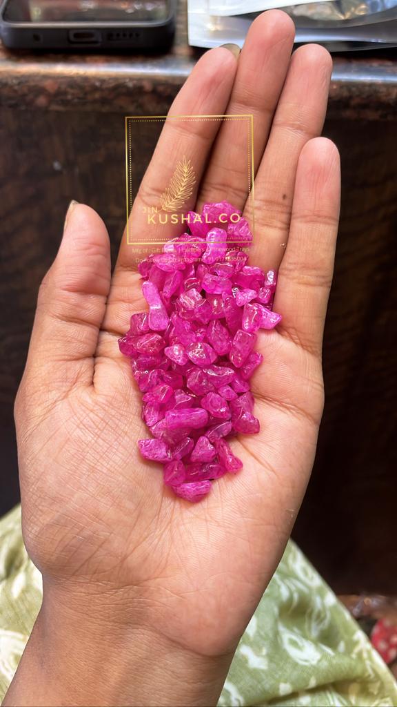 Exclusive Resin Stones - Pink [Apx.150 gm]