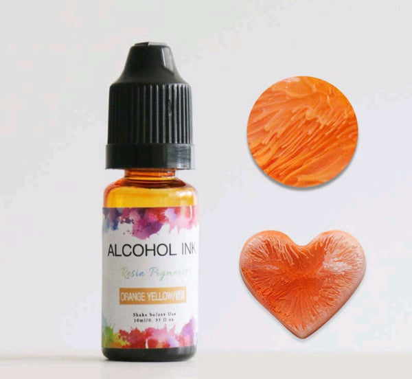 Alcohol Ink 10 ml : Orange Red