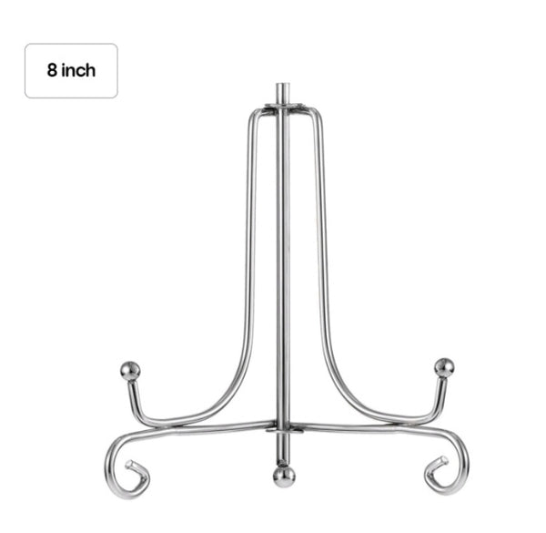 Silver Metal Stand 8 Inch