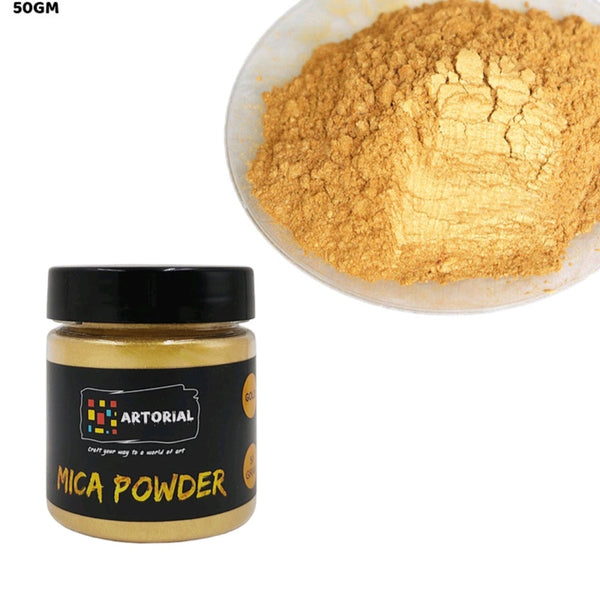 Mica Pearl Powder 50g : Gold