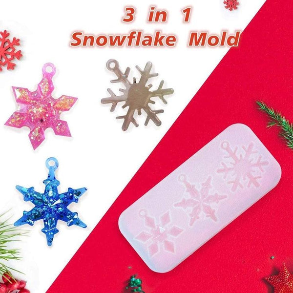 Snowflakes Mould : 3 in 1