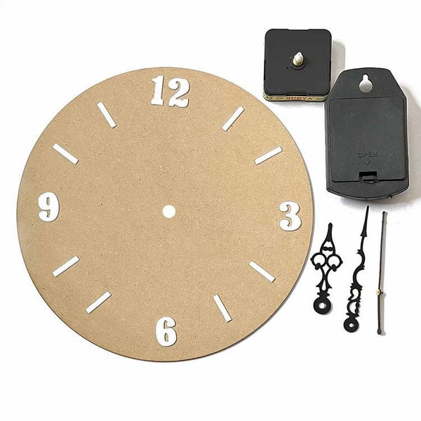 Silver Clock Kit : 12 Inch