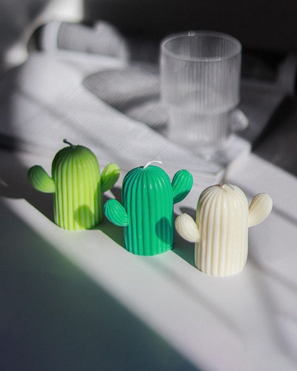 Cactus candle mould