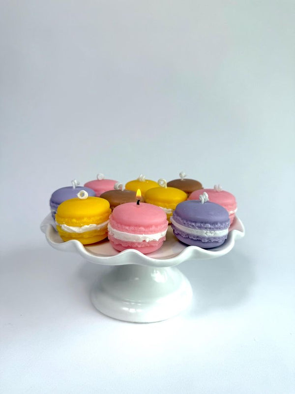 Macaron candle mould