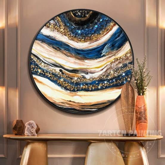 Mdf Wall Art Round 12 Inch