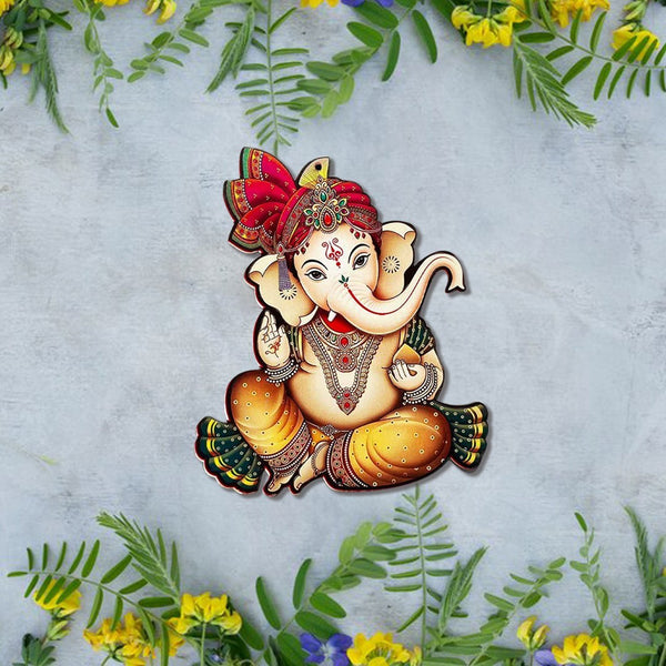 Ganesha MDF Cutout [Pack of 2]