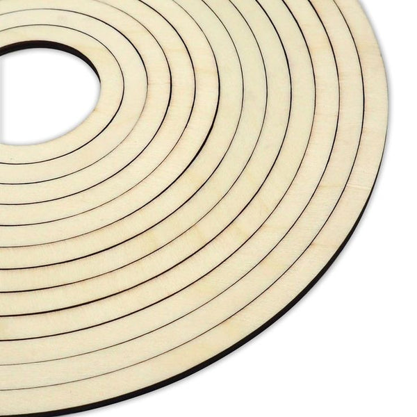 MDF Round Ring [Set of 6]