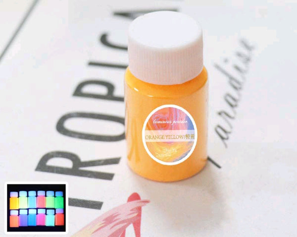 Glow Mica Powder : Orange Yellow 20g