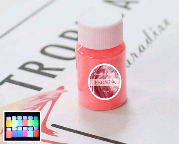 Glow Mica Powder : Red 20g