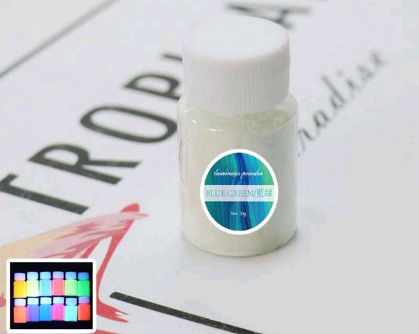 Glow Mica Powder : Blue Green 20g