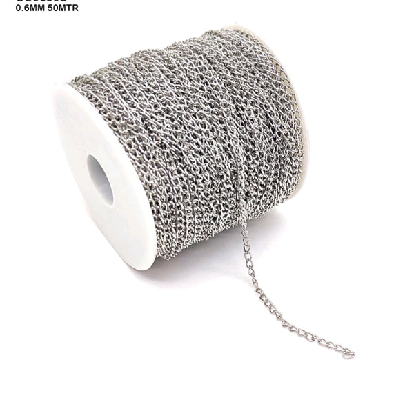 Chain Roll Silver : 50 mtr