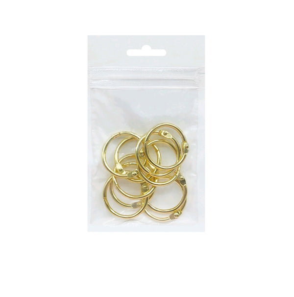 Gold Book Rings : 10 pc