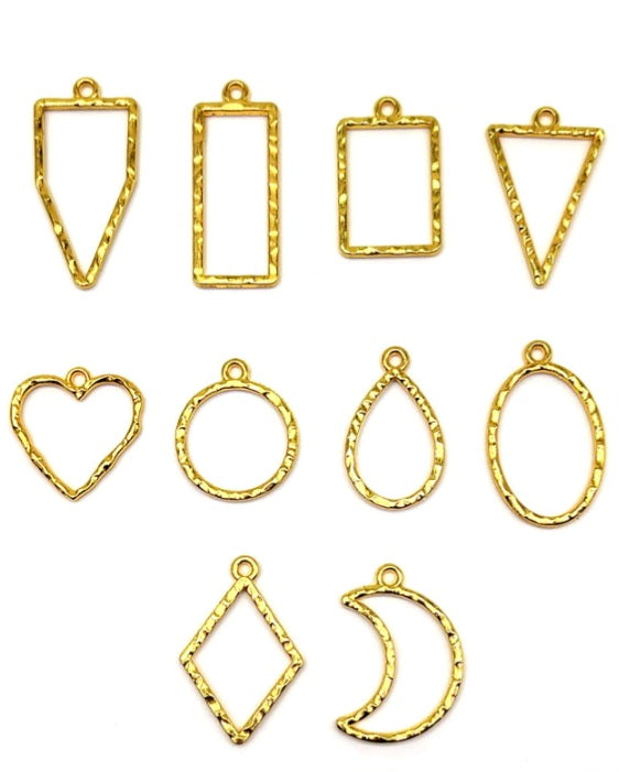 Gold Bezels - [ pack of 10 ]