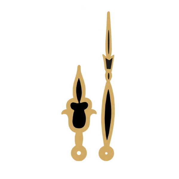 Clock Needles : Black and Gold