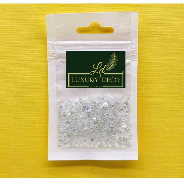 Crystal Glass Chips : 10g